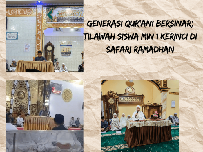 Generasi Qurani Bersinar: Tilawah Siswa MIN 1 Kerinci di Safari Ramadhan