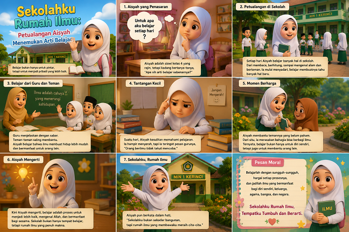 Sekolahku Rumah Ilmu: Petualangan Aisyah Menemukan Arti Belajar Sekolahku Rumah Ilmu: Petualangan Aisyah Menemukan Arti Belajar
