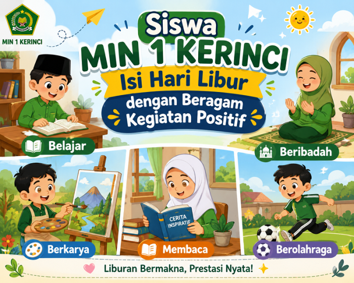 Siswa MIN 1 Kerinci Isi Hari Libur dengan Beragam Kegiatan Positif