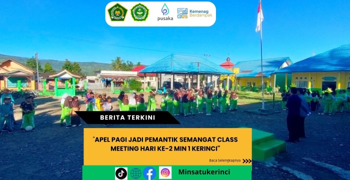 Apel pagi jadi pemantik semangat class meeting hari ke-2 di MIN 1 KERINCI