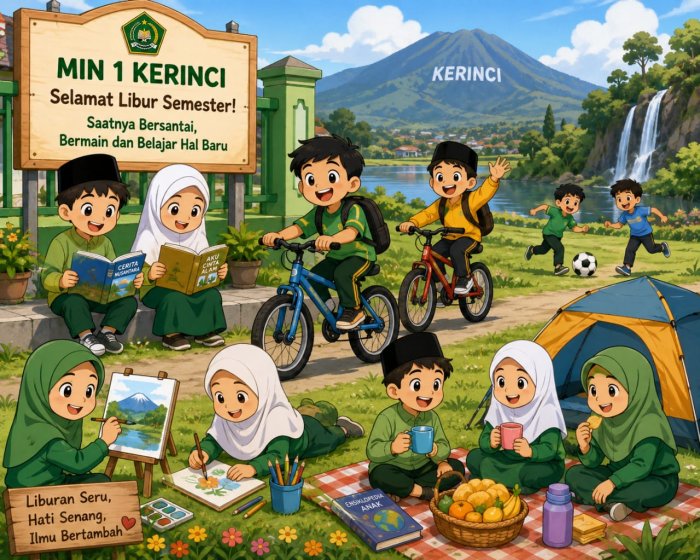 Siswa MIN 1 Kerinci Nikmati Libur Semester dengan Kegiatan Positif dan Menyenangkan