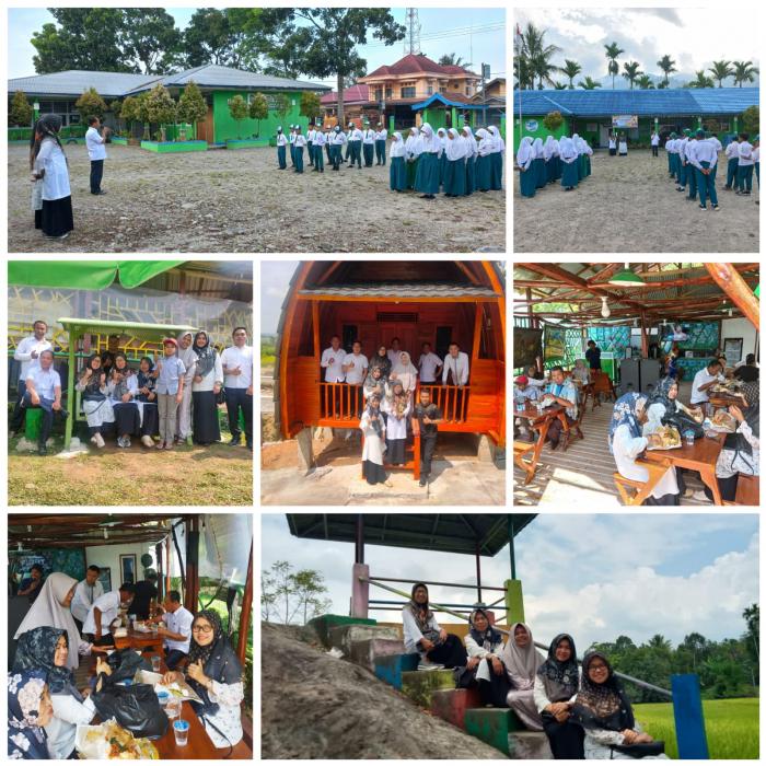Pelaksanaan Ujian Madrasah Sukses, Panitia Adakan Acara Syukuran Makan Bersama