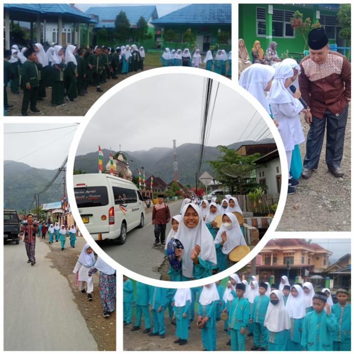 Sambut Tahun Baru Hijriah, MIN 1 Kerinci Gelar Pawai 1 Muharram 1444 H
