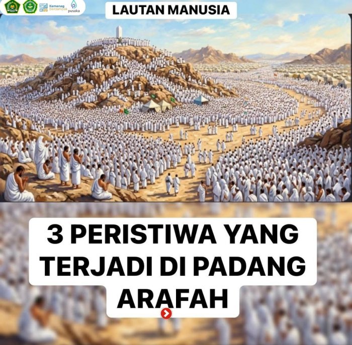 Padang Arafah dalam Sejarah Islam: Tiga Peristiwa Sarat Makna dan Keteladanan