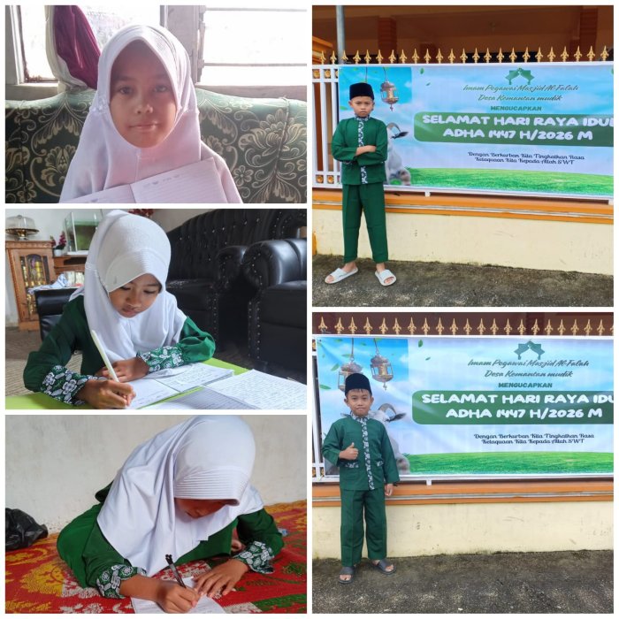 Siswa Kelas 3B MIN 1 Kerinci Pelajari Tata Cara Pelaksanaan Ibadah Kurban di Desa Masing-Masing