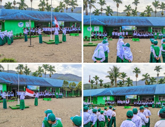 Upacara Bendera Senin Pagi di MIN 1 Kerinci: Menanamkan Jiwa Nasionalisme Sejak Dini