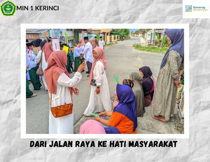 Dari Jalan Raya ke Hati Masyarakat: Pawai MIN 1 Kerinci Jadi Ajang Promosi Penuh Makna