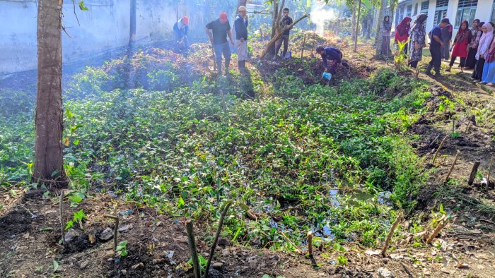 Menggali Potensi Lahan, Kolam Ikan Terlupakan di MIN 1 Kerinci Menyimpan Investasi Menjanjikan