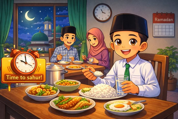 Kebiasaan Sahur sebagai Latihan Disiplin bagi Generasi Qurani Siswa MIN 1 Kerinci
