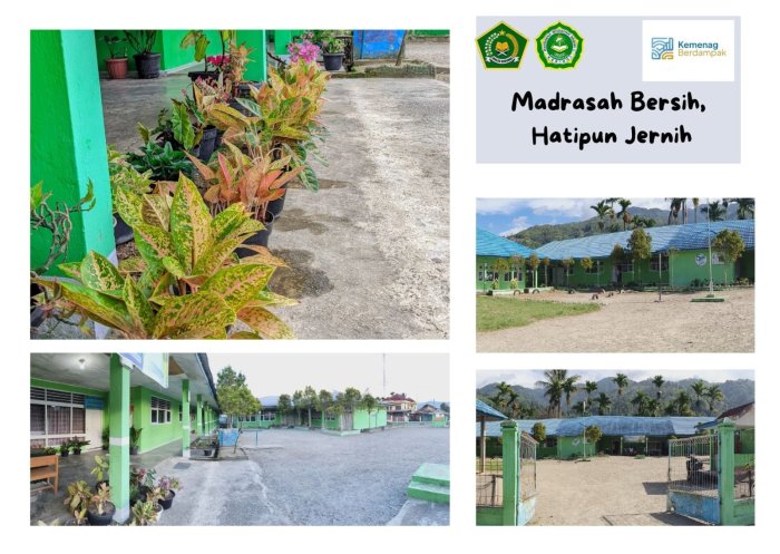 Madrasah Bersih, Hati Pun Jernih: Komitmen MIN 1 Kerinci di Masa Libur