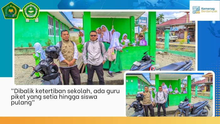 Di Balik Ketertiban Sekolah, Ada Guru Piket yang Setia Hingga Siswa Pulang