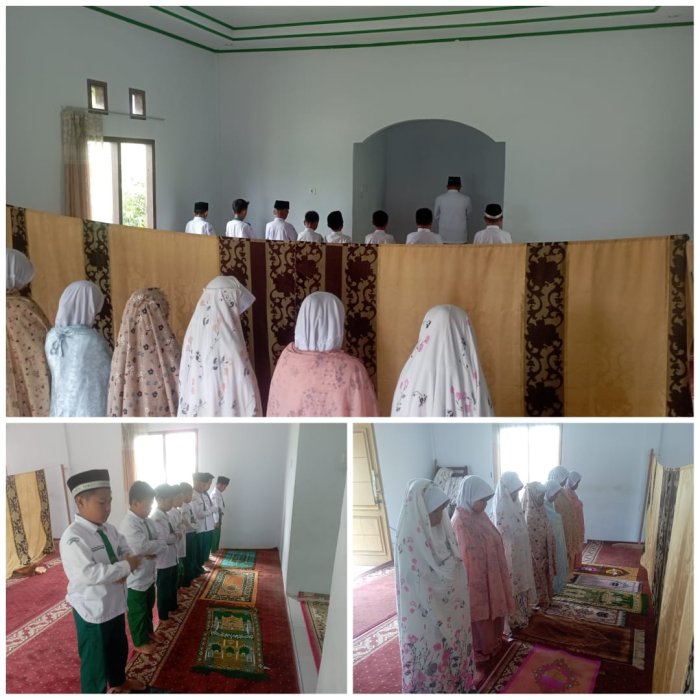 Membangun Kebiasaan Baik: Siswa MIN 1 Kerinci Aktif Sholat Zuhur Berjamaah