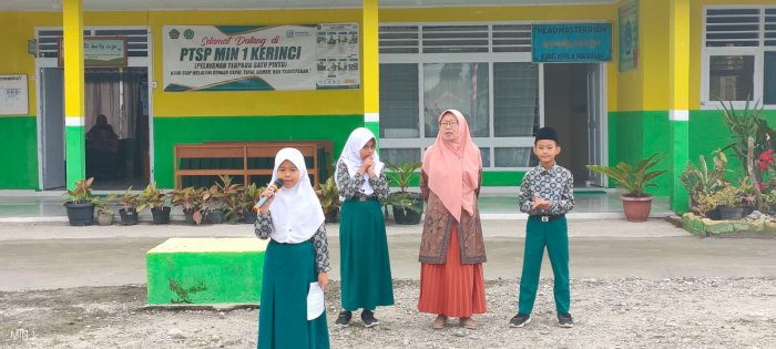 Tumbuhkan Keberanian Bertutur, Arsy Tampil Saat Apel Kedisiplinan dengan Kisah Puti Intan dan Batu Tungkut