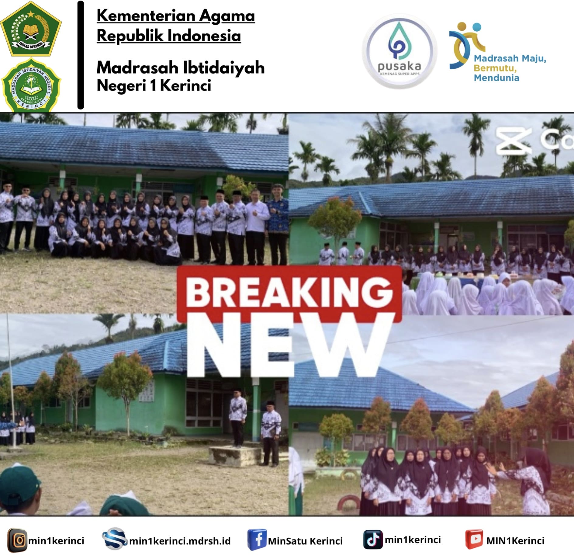 Hari Guru Nasional 2024 di MIN 1 Kerinci: Upacara dan Perlombaan Meriahkan Perayaan