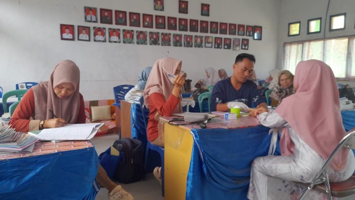 Peduli Kesehatan Warga Madrasah, MIN 1 Kerinci Bersama Puskesmas Kemantan Lakukan Cek Gigi dan Tes Kesehatan Guru