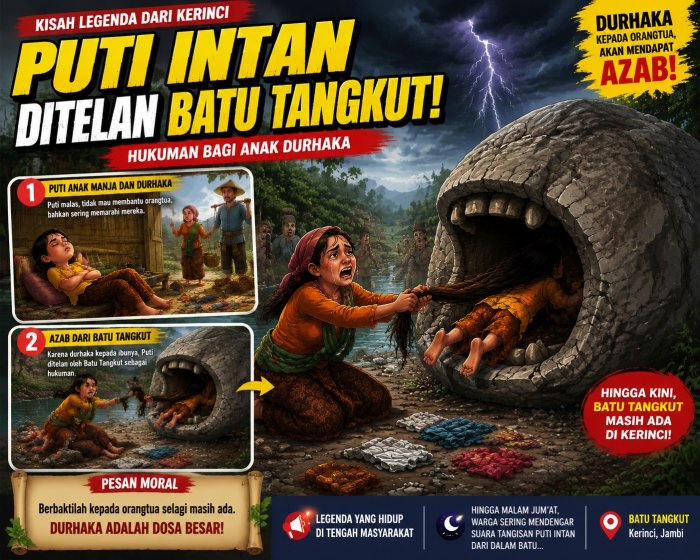 MIN1 kerinci angkat kisah batu tangkut sebagai pendidikan karakter dan penguatan nilai bakti kepada orang tua