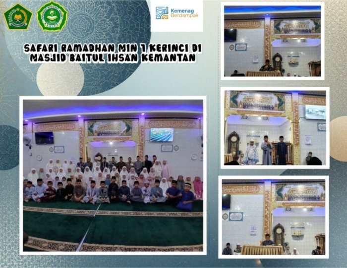 Syiar Ramadan Terus Menggema! Safari Ramadan MIN 1 KERINCI Malam ke-12 1447 H Semarak di Masjid Baitul Ihsan 🕌✨