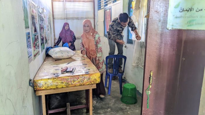 Upgrade Kualitas Ruangan, UKS dan Pustaka MIN 1 Kerinci Ditata Ulang