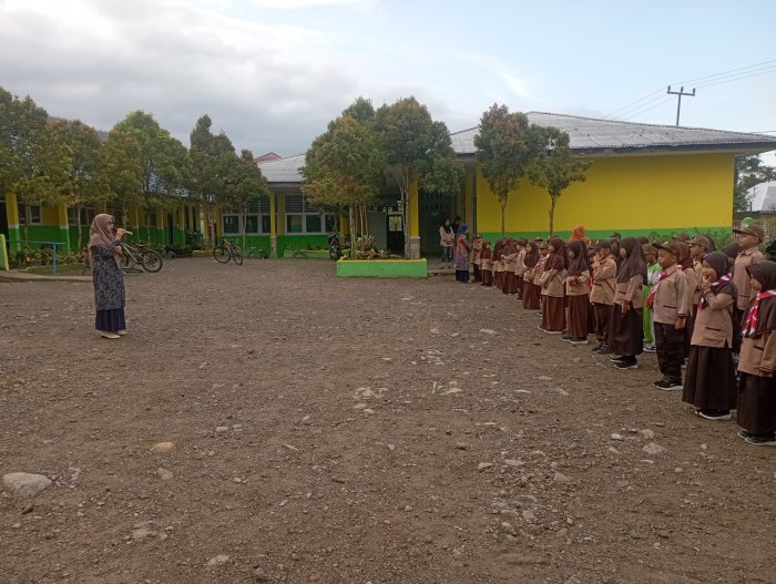 Apel Pagi Penuh Semangat di MIN 1 Kerinci: Menumbuhkan Disiplin, Kebersamaan, dan Karakter Siswa