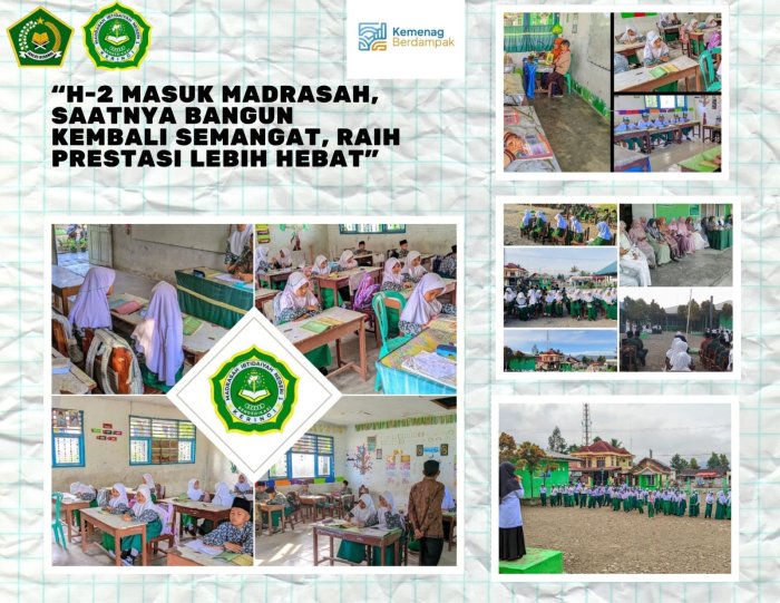 H-2 Masuk Madrasah! Bangun Kembali Semangat, Raih Prestasi Lebih Hebat 🌙✨