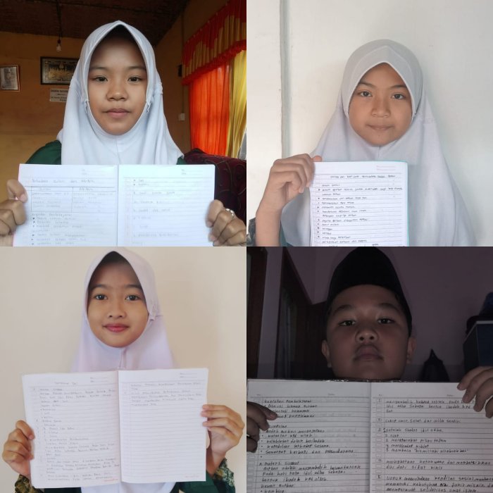 Antusias Siswa VB MIN 1 Kerinci Mempelajari Tata Cara Qurban Secara Daring