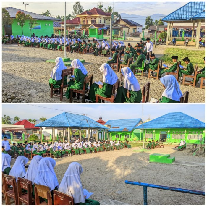 Jumat Pagi Penuh Berkah: Yasinan Rutin Keluarga Besar MIN 1 Kerinci