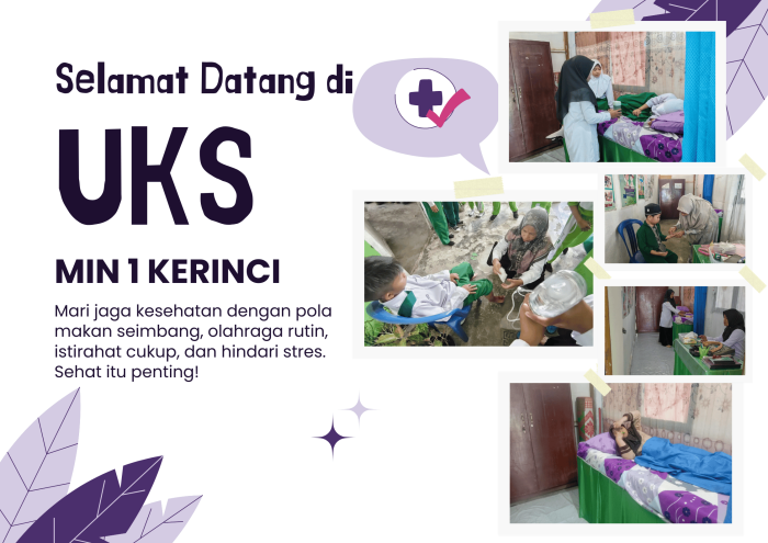 Sigap dan Tanggap dalam Pelayanan Kesehatan: Dedikasi UKS MIN 1 Kerinci untuk Siswa