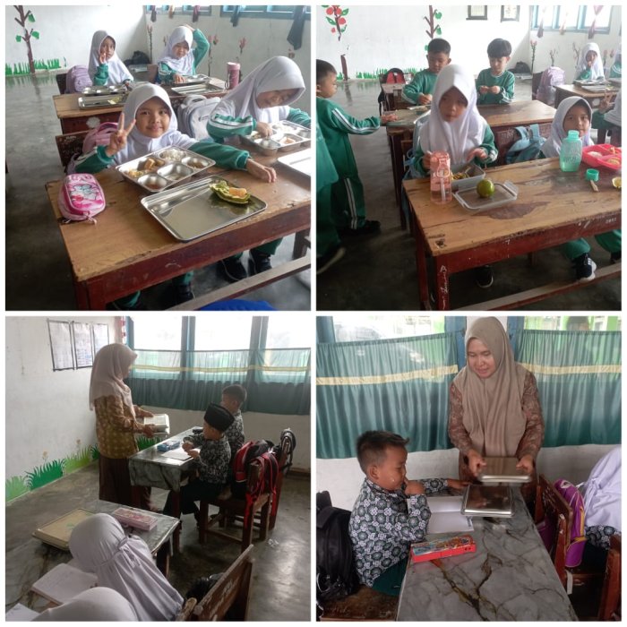 MBG Hari Kedua Pasca Libur Lebaran di MIN 1 Kerinci, Siswa Semakin Antusias dan Penuh Semangat Ikuti Pembelajaran