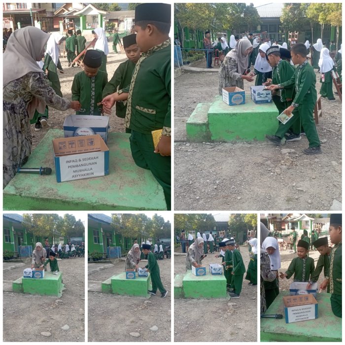 Semangat Berbagi Sejak Dini: Siswa MIN 1 Kerinci Menebar Kebaikan Melalui Infaq dan Sedekah