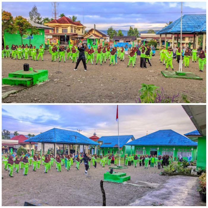 Energi Kebersamaan di MIN 1 Kerinci: Senam Ceria Penuh Semangat di pagi sabtu